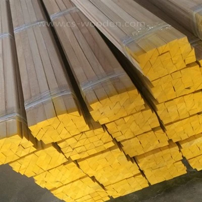 Strisce di legno a forma di triangolo di Paulownia